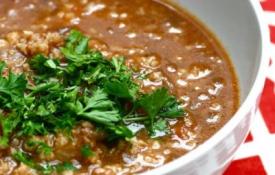 Постный суп харчо – вкусно и без мяса!