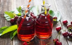 Вишневый сок: состав и советы по приготовлению Приготовление вишневого сока на зиму через блендер