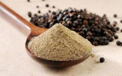 Black pepper: benefits and harms