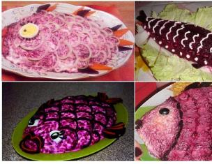Decorating appetizers and salads step by step!