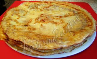 Pancakes in the oven recipe with sour cream How to stew pancakes with cottage cheese