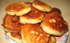 Fritters on milk without yeast - a step-by-step recipe with appetizing photos