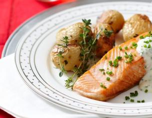 Pink salmon whole - festive option of cooking red fish